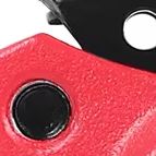 Front Rear Brake Caliper Bracket Kit - Electric Scooter Disc Brake Caliper Red-For