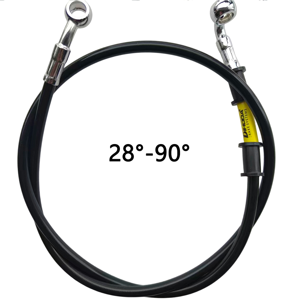 Black 28°-90° Degree Hydraulic - Motorcycle Brake Cable review and price