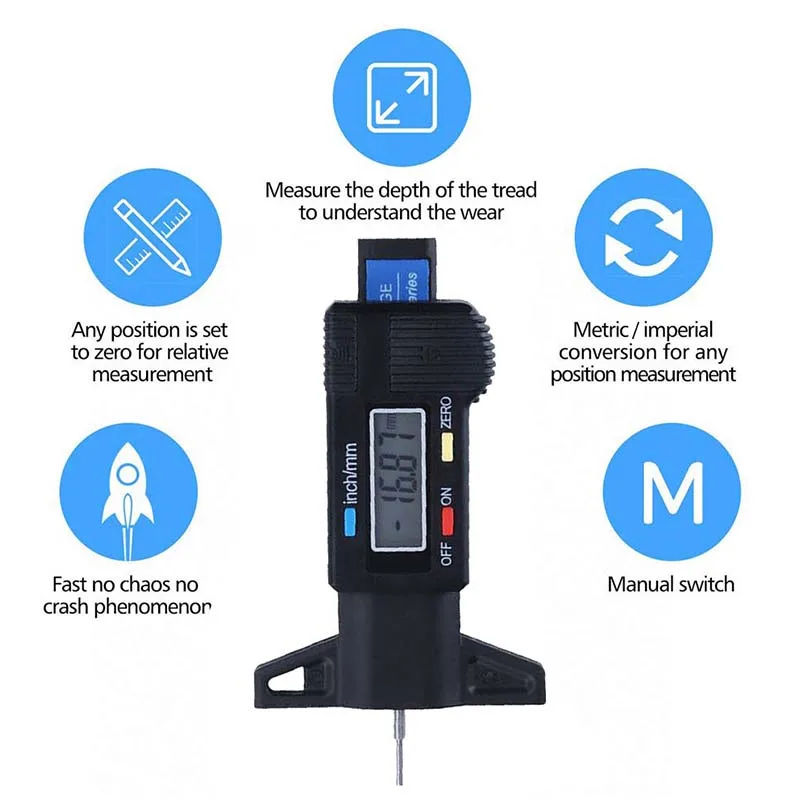 Digital Motorcycle Car Tire Ty - Motorcycle Brake Pads review and price
